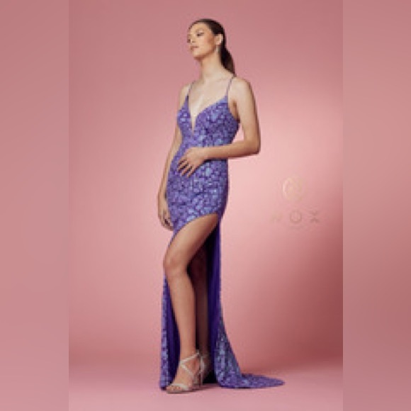 Anabel Nox style #S458, ultra violet, sz 2 - Picture 6 of 6